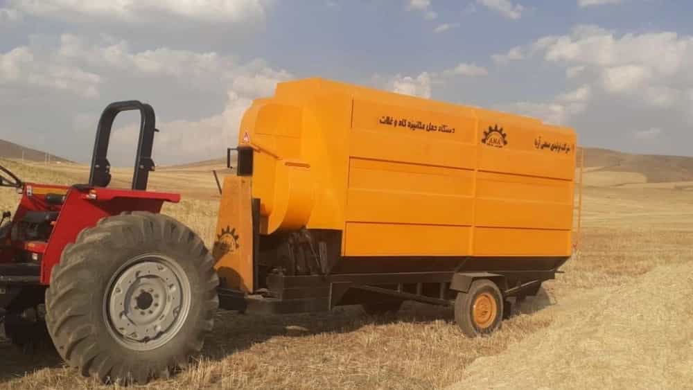 کاربرد و مزایای دستگاه مکنده و انتقال دهنده کاه